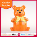 2016 promotional bear shape novelty ceramic coin bank for kids